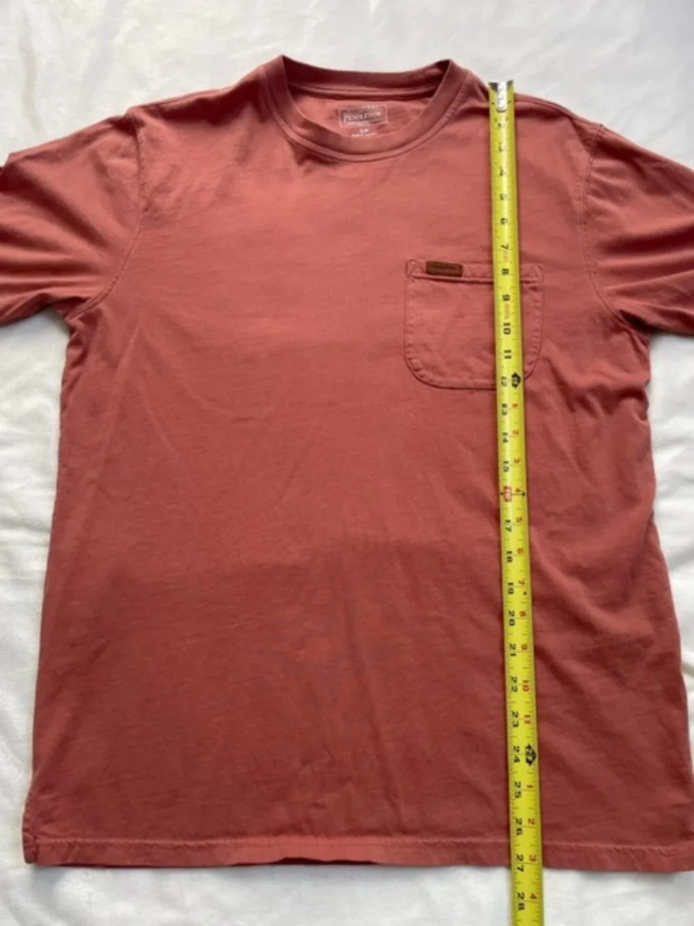 Pendleton Men's Deschutes Pocket Short Sleeve T-Shirt, Brown Terracota, Size S